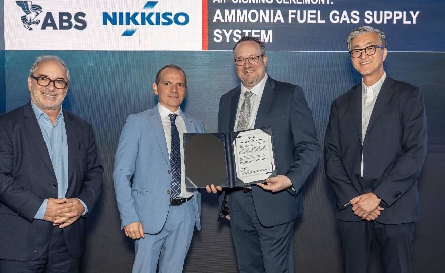 ABS Approves Ammonia Fuel Retrofit Solution from Nikkiso